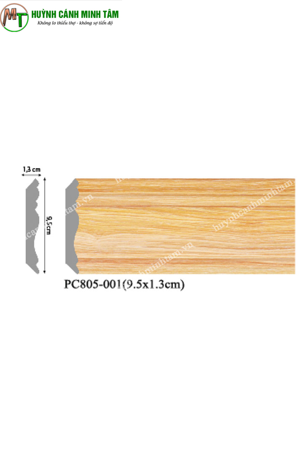 Phào cổ trần gỗ tự nhiên PC805-001